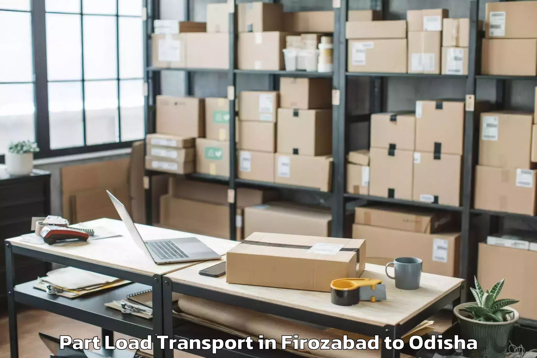 Get Firozabad to Polasara Part Load Transport